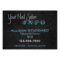 296 Best Manicurist Business Cards Images On Pinterest In 2018 Stylish Dark Linen Business Card