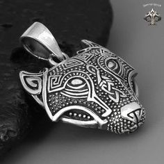 Solid 925 Sterling Silver Boru Wolf Men/'s Ring