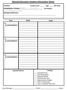 It's just a photo of Sassy Printable Data Sheets Special Education It's just a picture of Sassy Printable Data Sheets Special Education
