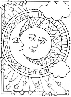 welcome to dover publications sun moon and stars designs to color always love the sun moon designs - Sun Coloring Pages welcome to dover publications sun moon and stars designs to color always love the sun moon designs - Sun Coloring Pages