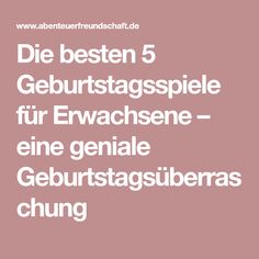Spiele geburtstag kennenlernen
