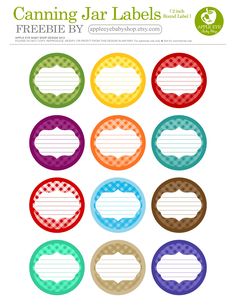 printable labels for mason jars