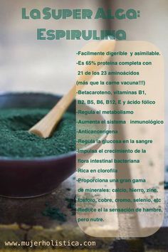 Espirulina para bajar de peso precious moments