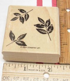 Christmas Rubber Stamp Wood Mounted Craft Smart Holiday Tree Eat Drink Be Merry