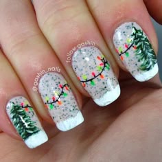 1742 Best Nail Art Christmas And Winter Holidays Images Log In Or Sign Up To View Christmas Tree Nailschristmas