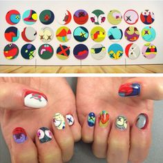 Kaws Studios Nail Art