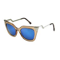 Cat eye style remade vintage sunglasses,metal detail,60s Alternative Fashion