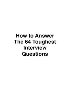 employment questions