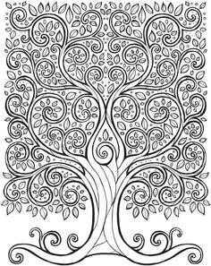 Welcome To Dover Publications From Keep Calm And Color Tranquil Trees Coloring Book Mehr