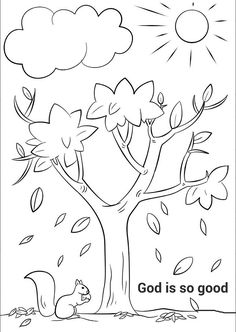 God Is So Good Coloring Page