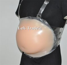 Pregnant Bump Silicone Flesh color Artificial Baby Tummy Belly Fake Pregnancy