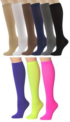 Girls Womens Raspberry Pink Bright Colour Long Socks Over Knee Plain UK 4-6