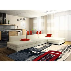 31 Best Furniture And Other Things I Like Images House Decorations Terra London Rectangle Area Rug Black White Red