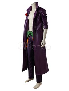 Game INJUSTICE2 Joker Cosplay Costume Halloween Full Set Accessories Free Ship