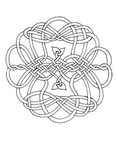 This Is One Of My Many Celtic Knots Which I Have Formatted To Be A Coloring Page Kids Really Like These In And So Decided Post Them S