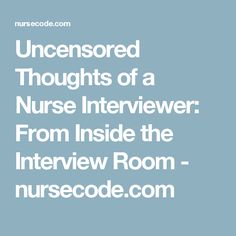 situational nursing interview questions