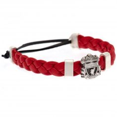 Officielle Arsenal Football Club Couleur en Silicone Bracelet en Acier Inoxydable avec Fermoir et Plaque de Crest danniversaire
