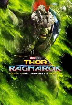 Poster A3 Marvel Thor Ragnarok 3 Thor Loki Hela Valquiria Hulk 01