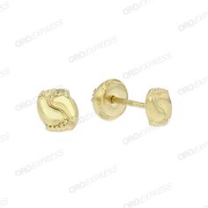 Para mujeres de alta calidad de oro 18K de doble cara Cuentas de Cristal Aretes Pendientes Regalo UK