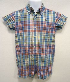 New Baby Boys Gap Blue Dot Stripe Chambray Dress Shirt 18-24 months $33