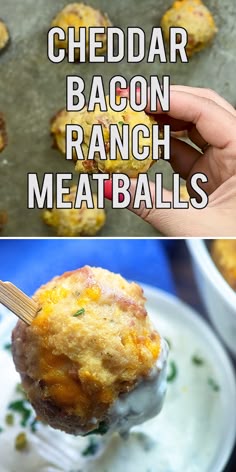 Low carb and keto friendly!! These chicken meatballs are stuffed with cheddar, bacon, and ranch - we like to dip them in extra ranch dressing. #lowcarb #keto #chicken #recipe Low carb and keto friendly!! These chicken meatballs are stuffed with cheddar, bacon, and ranch - we like to dip them in extra ranch dressing. #lowcarb #keto #chicken #recipe