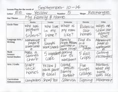 7 best preschool lesson plan template images on pinterest learning