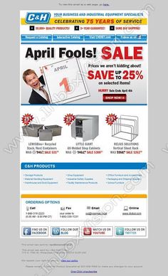 21 Best Email Design April Fool S Day Images Fools Company Pfi International Subject April Fools Prices We Aren T Kidding About Newsletter Templatesemail