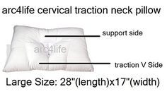 4 life traction large pillow for neck Arc4life Cervical Neck Traction Pillow