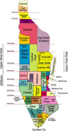 free manhattan neighborhood map printable guides by nyc neighborhood insider tips on things to