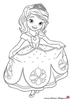dibujos para colorear de la princesa sofia buscar con google