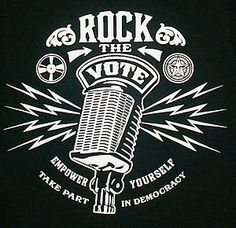 rock the vote poster a b c d e f g h i j k l m n o p q r s t u v w rock the vote flyers
