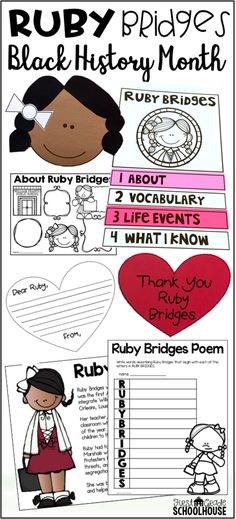 Rosa and Ruby Bridges, Bulletin board and Board - copy free coloring pages for ruby bridges Rosa and Ruby Bridges, Bulletin board and Board - copy free coloring pages for ruby bridges