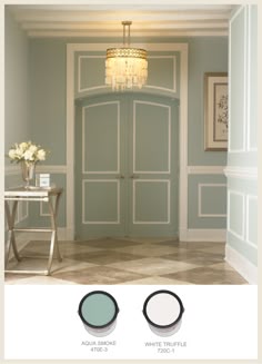 63 Best Behr Colors Images Diy Ideas For Home Color Palettes Behr Aqua Smoke And White Truffle Paint Schemes For Plantation Style French Colonial Homes In The South