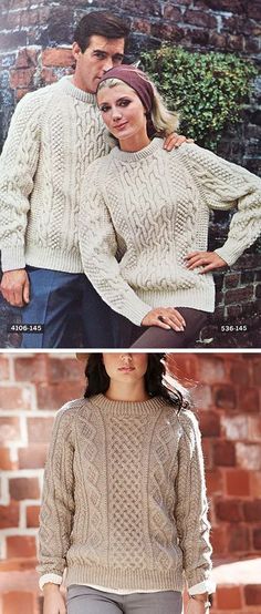 Vintage Tejer patrón hermoso Aran Jumper 32-38 Pulgadas bust//chest