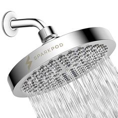 New Replacement Round Solid Brass Chrome Hand Mixer Shower Head Hose Modern LC