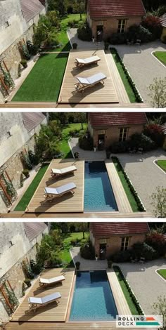 cool shipping container swimming pools ideas small pools decking and swimming pools Swimming Pool Builder, Small Swimming Pools, Small Backyard Landscaping, Patio Gardens