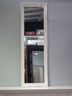 FRAMES BY POST FULL LENGTH WHITE Dressing/Hall Mirror complete with Premium Quality Pilkingtons Glass 49 inches x 16 inches Size 124cm x 40cm FRAMES BY POST FULL LENGTH WHITE Dressing/Hall Mirror complete with Premium Quality Pilkingtons Glass 49 inches x 16 inches Size 124cm x 40cm
