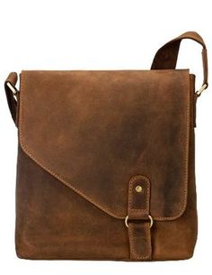Color : Brown, Size : Style 01 Bolso de Mensajero Retro de Cuero de Mujer con Correa de Hombro Ancha marr/ón Claro