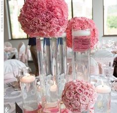 162 Best Wedding Bridal Shower Centerpieces Images Wedded Ever After Non Fl Centerpieces I Think This Is Tissue Paper