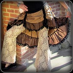 Estate Cotone shirt-maid-pirate-gypsy blouse-cream o brown-plus sizes-costume