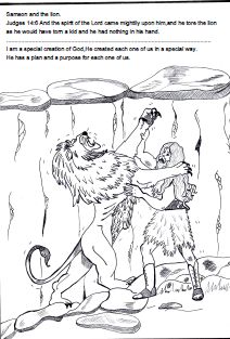 samson coloring sheet google search meff pinterest