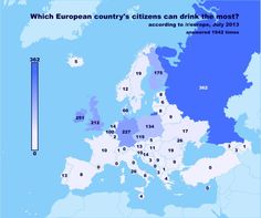 a poll asked europeans which countries were drunkest hottest and had the silliest accents european mapeuropean countriesworld