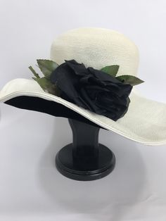 SALE Antique Handmade 1920 German Feather Wings Orange Brown Millinery Trim Hat