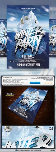 Christmas New Year Party Flyer Party flyer, Flyer template and - winter flyer template Christmas New Year Party Flyer Party flyer, Flyer template and - winter flyer template