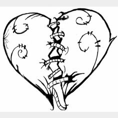 arrt broken broken heart emo hand drawing heart inspiring