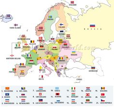 flags on a mapinteresting