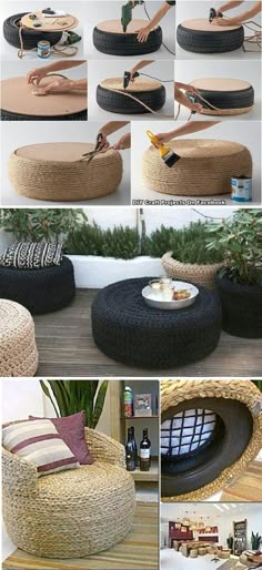 gardenfuzzgarden DIY outdoor seating with a tire and rope - mein garten rtl gardenfuzzgarden DIY outdoor seating with a tire and rope - mein garten rtl