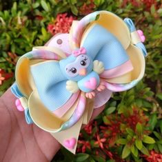 School...Pigtails Bows silver dots 3.5/" wide lot of 2...4 total bows as picture