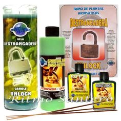 Bath Wash Kit Removing DISPEL JINX-ESPANTA MUERTO Set Fixed 7 Day Candle Oil