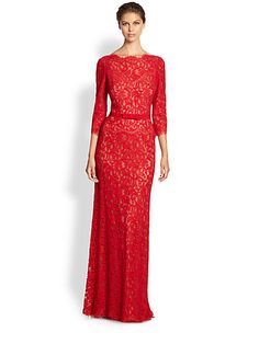 Mother of Bride Red Dress